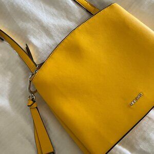 Nine West yellow crossbody bag.